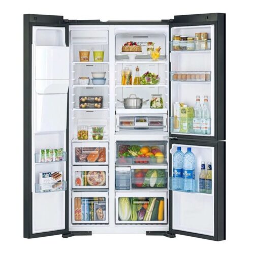 Tủ lạnh 3 cánh side by side 569 lít Hitachi MX800GVGV0 GMG 8 Ảnh tủ lạnh 3 cánh side by side 569 lít Hitachi MX800GVGV0 GMG