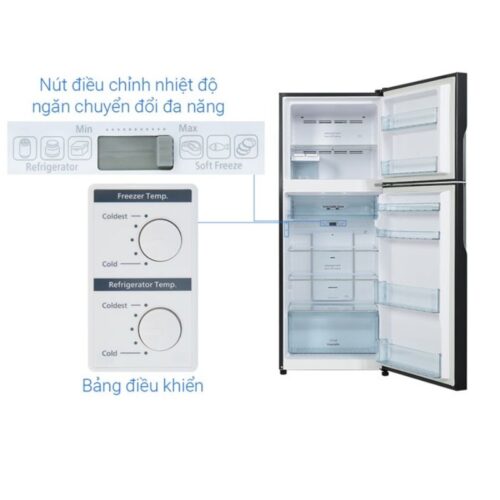 Tủ lạnh 2 cánh Inverter 336 lít Hitachi FVX480PGV9 GBK 9 Hình ảnh tủ lạnh 2 cánh Inverter 336 lít Hitachi FVX480PGV9 GBK