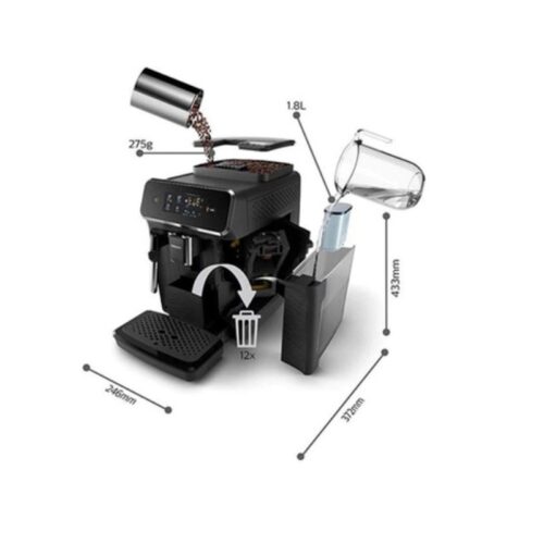 Máy pha cafe gia đình Philips EP2221/40 9 Kích thước máy pha cafe gia đình Philips EP2221/40