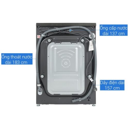 Máy giặt sấy LG giặt 11 kg – sấy 7 kg FV1411H3BA 11 Mặt sau máy giặt sấy LG giặt 11 kg – sấy 7 kg FV1411H3BA