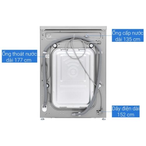 Máy giặt sấy LG giặt 9 kg – sấy 5 kg FV1409G4V 11 Mặt sau máy giặt sấy LG giặt 9 kg – sấy 5 kg FV1409G4V