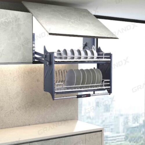 Giá bát đĩa nâng hạ nan Oval SUS304 Grandx XL.70M2 5 Ảnh giá bát đĩa nâng hạ nan Oval SUS304 Grandx XL.70M2