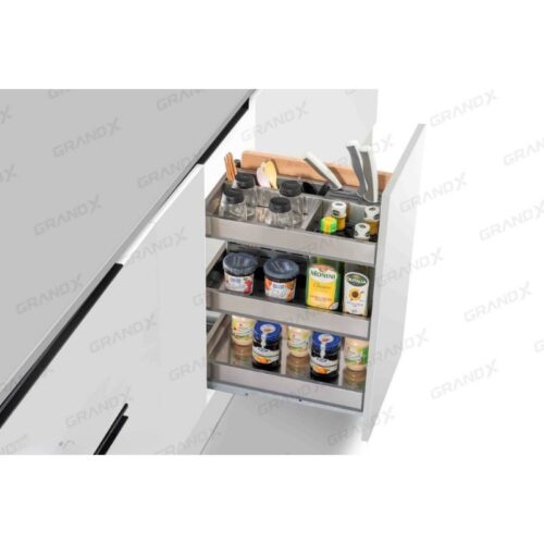 Giá đựng chai lọ, gia vị, dao thớt GrandX XK.B35S 5 Ảnh giá đựng chai lọ, gia vị, dao thớt GrandX XK.B35S