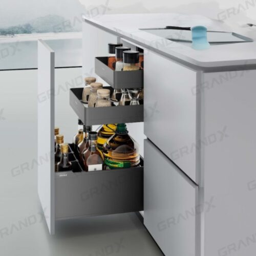 Giá gia vị 3 tầng độc lập Titanium GrandX XS.40MT 5 Ảnh giá gia vị 3 tầng độc lập Titanium GrandX XS.40MT