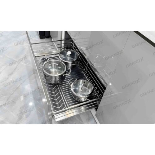 Giá xoong nồi nan Oval/SUS304 GrandX XP.90M 5 Ảnh giá xoong nồi nan Oval/SUS304 GrandX XP.90M