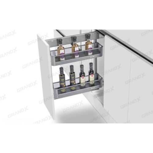 Kệ đựng chất tẩy rửa nhôm vách kính Grandx XU.200G 5 Ảnh kệ đựng chất tẩy rửa nhôm vách kính Grandx XU.200G