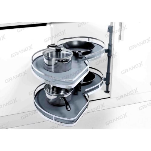 Kệ góc liên hoàn hình lá Grandx XM.420SL (Trái) 5 Ảnh kệ góc liên hoàn hình lá Grandx XM.420SL (Trái)