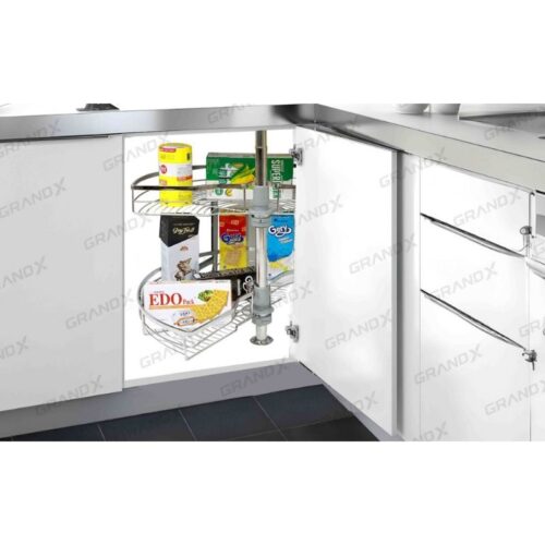 Kệ góc mâm xoay góc mở 1/2 - 180° Grandx XC.180.80S 5 Ảnh kệ góc mâm xoay góc mở 1/2 - 180° Grandx XC.180.80S