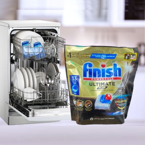 Viên rửa bát Finish Ultimate Plus túi 33 viên 5 Ảnh viên rửa bát Finish Ultimate Plus túi 33 viên