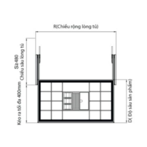 Ngăn kéo đồ trang sức bọc da cao cấp GrandX XM.80C 7 Kích thước ngăn kéo đồ trang sức bọc da cao cấp GrandX XM.80C