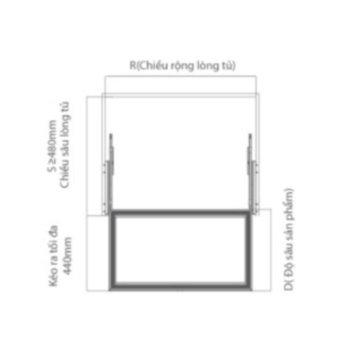 Ngăn kéo đựng quần áo bọc da cao cấp GrandX XM.80A 7 Kích thước ngăn kéo đựng quần áo bọc da cao cấp GrandX XM.80A