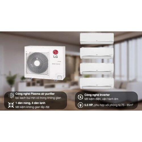 Bộ máy lạnh Multi LG Inverter 4 dàn lạnh 4 HP Z4UQ36GFA0+ AMNQ09GSJB0 7 Ảnh bộ máy lạnh Multi LG Inverter 4 dàn lạnh 4 HP Z4UQ36GFA0+ AMNQ09GSJB0