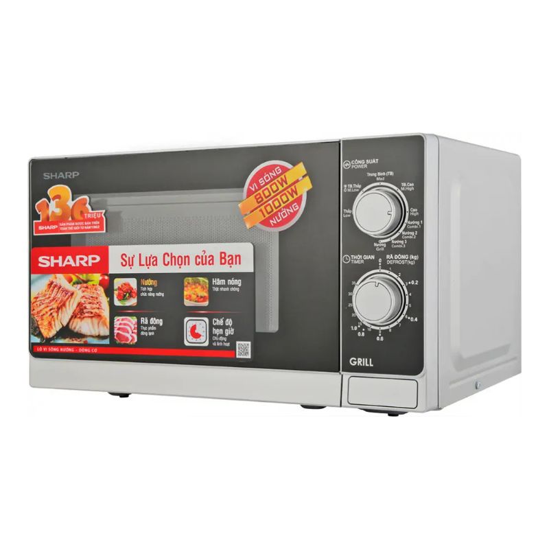Lò vi sóng Sharp R-G222VN-S 20 lít 4 Ảnh lò vi sóng Sharp R-G222VN-S 20 lít