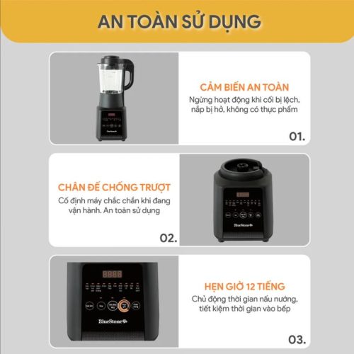Máy làm sữa hạt đa năng BlueStone BLB-6036 1.75 Lít 4 Ảnh máy làm sữa hạt đa năng BlueStone BLB-6036 1.75 Lít