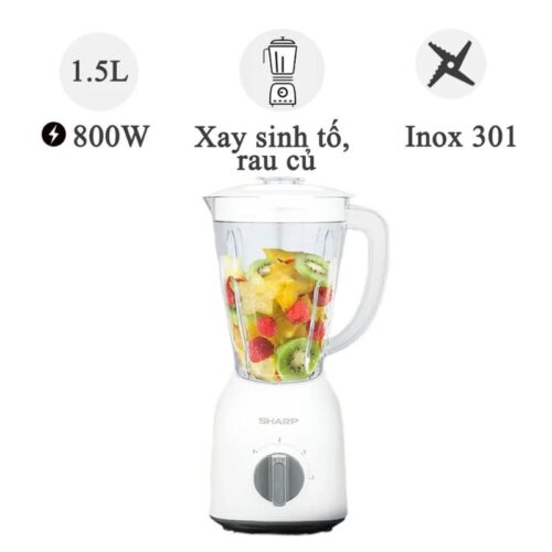 Máy xay sinh tố Sharp EM-S154PV-WH 5 Ảnh máy xay sinh tố Sharp EM-S154PV-WH
