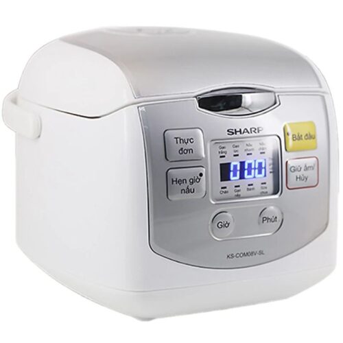 Nồi cơm điện tử Sharp KS-COM08V-SL 0.72 Lít 6 Ảnh nồi cơm điện tử Sharp KS-COM08V-SL 0.72 Lít