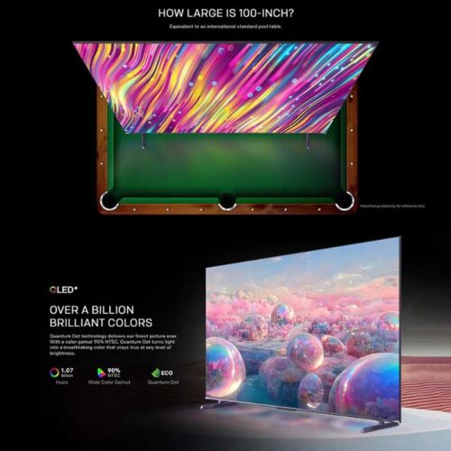 Tivi Google QLED 4K 100 Inch Coocaa 100A5D 7 Ảnh Tivi Google QLED 4K 100 Inch Coocaa 100A5D