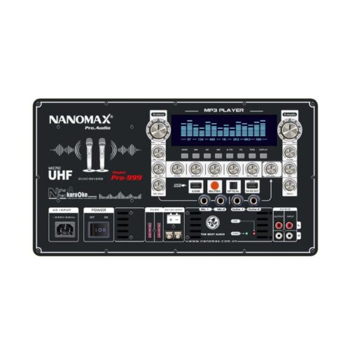 Loa Kéo Tủ Bình Nanomax Pro-999 3200W 8 Bảng điều khiển Loa Kéo Tủ Bình Nanomax Pro-999 3200W