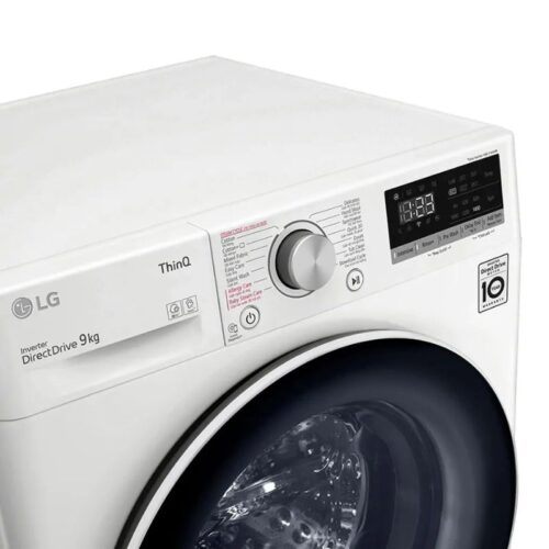 Máy Giặt LG Inverter AI DD 9 Kg FV1409S4W cửa trước 8 Bảng điều khiển máy Giặt LG Inverter AI DD 9 Kg FV1409S4W cửa trước