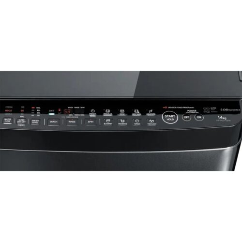 Bảng điều khiển máy Giặt Toshiba Inverter 14 Kg AW-DUG1500WV (KK) cửa trên