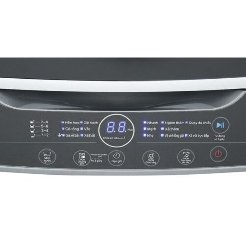 Máy Giặt Whirlpool Inverter 10.5 Kg VWVD10502FG cửa trên 8 Bảng điều khiển máy Giặt Whirlpool Inverter 10.5 Kg VWVD10502FG cửa trên
