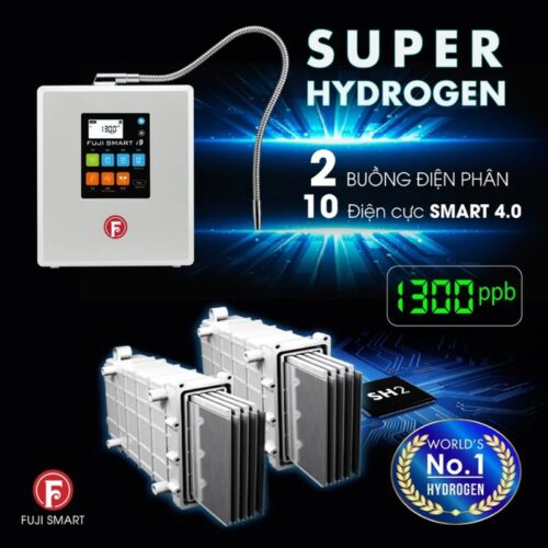 Máy lọc nước Fuji Smart I9 8 Buồng điện phân máy lọc nước Fuji Smart I9