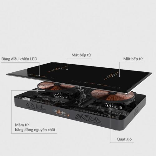Bếp từ đôi Hawonkoo CEH-222-II 8 Chi tiết bếp từ đôi Hawonkoo CEH-222-II