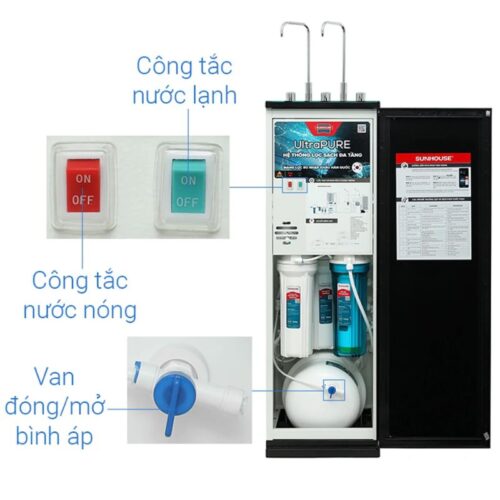 Máy lọc nước Sunhouse SHA76636KL 9 Công tắc máy lọc nước Sunhouse SHA76636KL