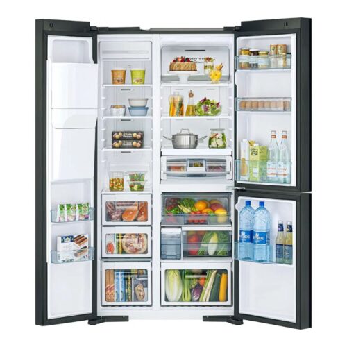 Hình ảnh tủ Lạnh 3 cánh side by side Inverter 569 Lít Hitachi R-MX800GVGV0 GBK