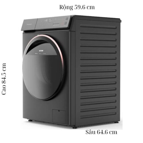 Máy Giặt Sấy Panasonic Inverter Giặt 10 Kg - Sấy 6 Kg NA-S106FR1PV 7 Kích thước máy Giặt Sấy Panasonic Inverter Giặt 10 Kg - Sấy 6 Kg NA-S106FR1PV
