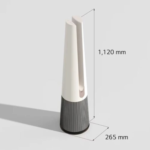 Máy lọc không khí LG PuriCare Aero Tower Hit FS15GPBK0 Màu Be 9 Kích thước máy lọc không khí LG PuriCare Aero Tower Hit FS15GPBK0 Màu Be