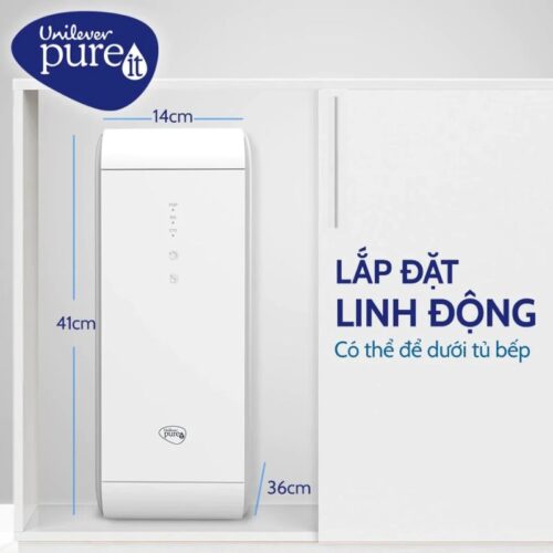 Máy lọc nước Unilever PUREIT DELICA - UR5440 7 Kích thước máy lọc nước Unilever PUREIT DELICA - UR5440