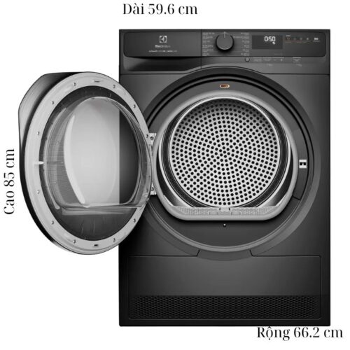 Máy Sấy Bơm Nhiệt Electrolux 8 Kg EDH803J5SC 7 Kích thước máy Sấy Bơm Nhiệt Electrolux 8 Kg EDH803J5SC