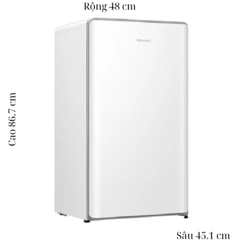 Tủ Lạnh 1 cánh mini 82 Lít Hisense HR08DW 7 Kích thước tủ Lạnh 1 cánh mini 82 Lít Hisense HR08DW