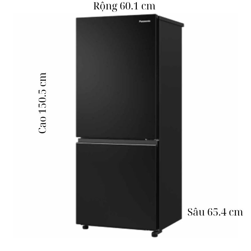 Tủ Lạnh 2 cánh Inverter 255 Lít Panasonic NR-SV281BPKV 6 Kích thước tủ Lạnh 2 cánh Inverter 255 Lít Panasonic NR-SV281BPKV