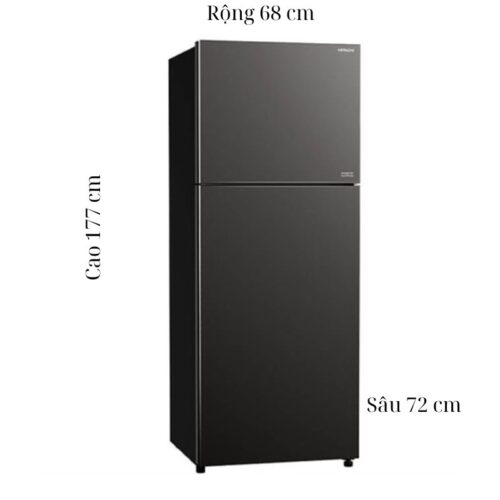Tủ Lạnh 2 cánh Inverter 390 lít Hitachi R-FVY510PGV0 GMG 9 Kích thước tủ Lạnh 2 cánh Inverter 390 lít Hitachi R-FVY510PGV0 GMG