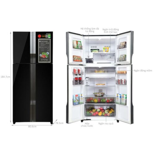 Tủ Lạnh 4 Multi Door Inverter 550 Lít Panasonic NR-DZ601YGKV 9 Kích thước tủ lạnh Multi Door Inverter 550 Lít Panasonic NR-DZ601YGKV