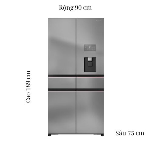 Tủ Lạnh 6 cánh Multi Door Inverter 650 Lít PRIME+ Edition Panasonic NR-WY720ZHHV 9 Kích thước tủ Lạnh 6 cánh Multi Door Inverter 650 Lít PRIME+ Edition Panasonic NR-WY720ZHHV
