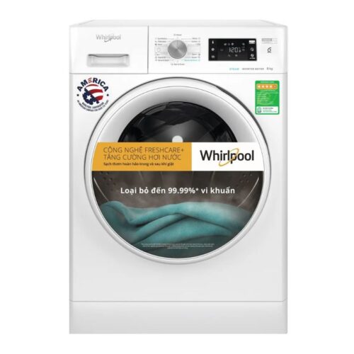 Máy Giặt Whirlpool Inverter 8 Kg FFB8458WV EU cửa trước