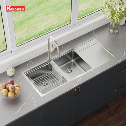 Chậu rửa bát Konox Unico 11652 7 Ảnh chậu rửa bát Konox Unico 11652