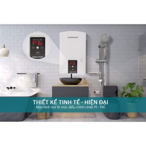 Máy nước nóng Sunhouse SHA-9453EP 4500W 6 Ảnh máy nước nóng Sunhouse SHA-9453EP 4500W