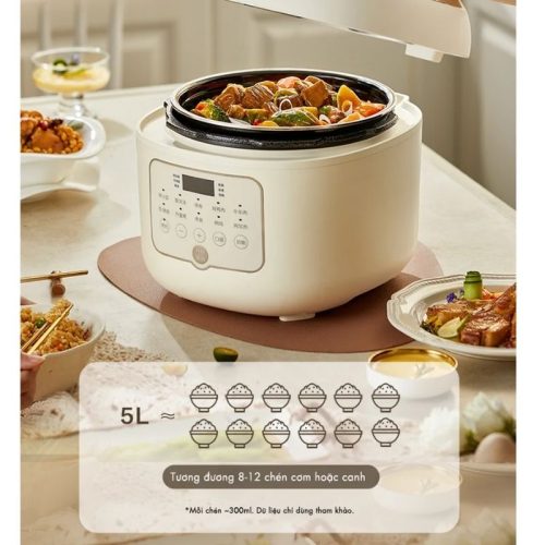Nồi áp suất Bear YLB-A50P1 5.0 Lít 5 Ảnh nồi áp suất Bear YLB-A50P1 5.0 Lít