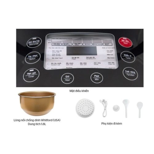 Nồi cơm điện Sunhouse SHD8903 1.8 Lít 5 Ảnh nồi cơm điện Sunhouse SHD8903 1.8 Lít