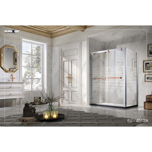 Phòng tắm vách kính EuroKing EU-4512A 900mm 6 Ảnh phòng tắm vách kính EuroKing EU-4512A 900mm