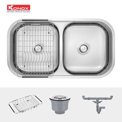 Chậu rửa bát Konox KN8246DUA 8 Chi tiết chậu rửa bát Konox KN8246DUA
