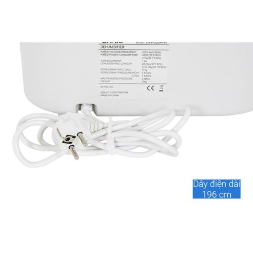 Máy hút ẩm Sharp DW-D20A-W 10 Dây điện máy hút ẩm Sharp DW-D20A-W