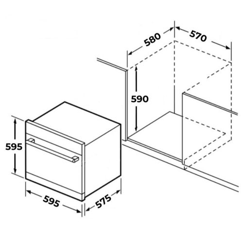 Lò nướng GrandX GX75V9 4 Kích thước GrandX GX75V9