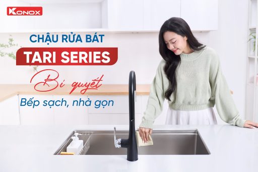 Chậu & Vòi Konox – Mua là có quà, ưu đãi không thể bỏ lỡ tại Điện Máy Hoàng Cương