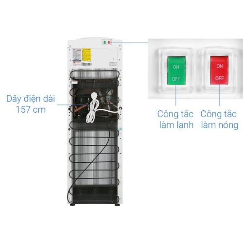 Cây nước nóng lạnh Sunhouse SHD9612 9 Mặt sau cây nước nóng lạnh Sunhouse SHD9612