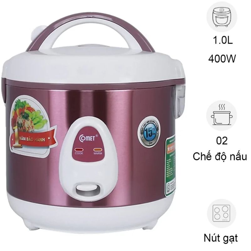 Nồi cơm điện Comet CM8025 3 Nồi cơm điện Comet CM8025